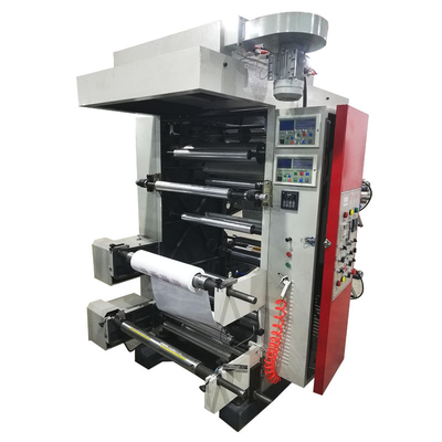 Bridge type plastic flexographic printing machine Two-color flexo printing machine Two-color film and roll to roll printing machine