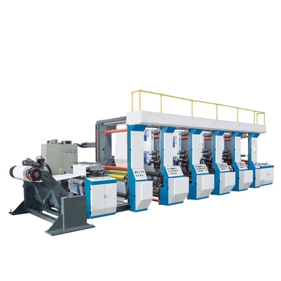 Wide-format paper-feeding HRYB print shops automatic register computer control high-speed flexo printing machine